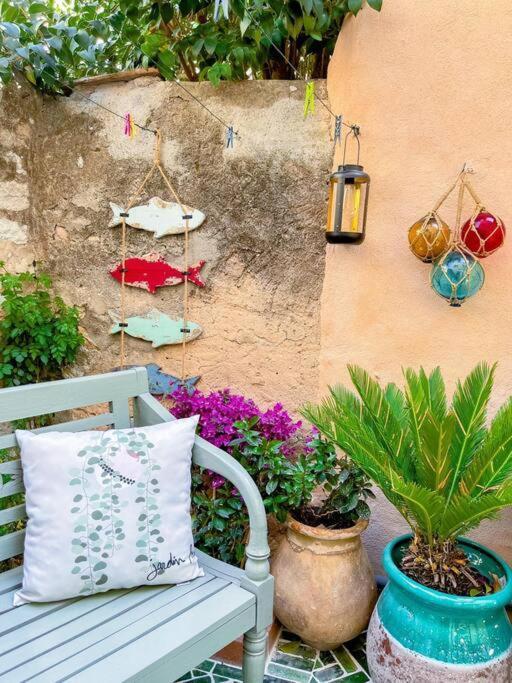 Petit Patio - 2 Chambres - Centre Ville - Climatisation Cassis Dış mekan fotoğraf